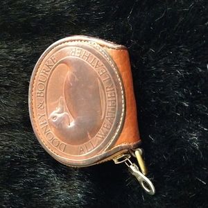 Dooney & Bourke Brown Leather Coin Purse
